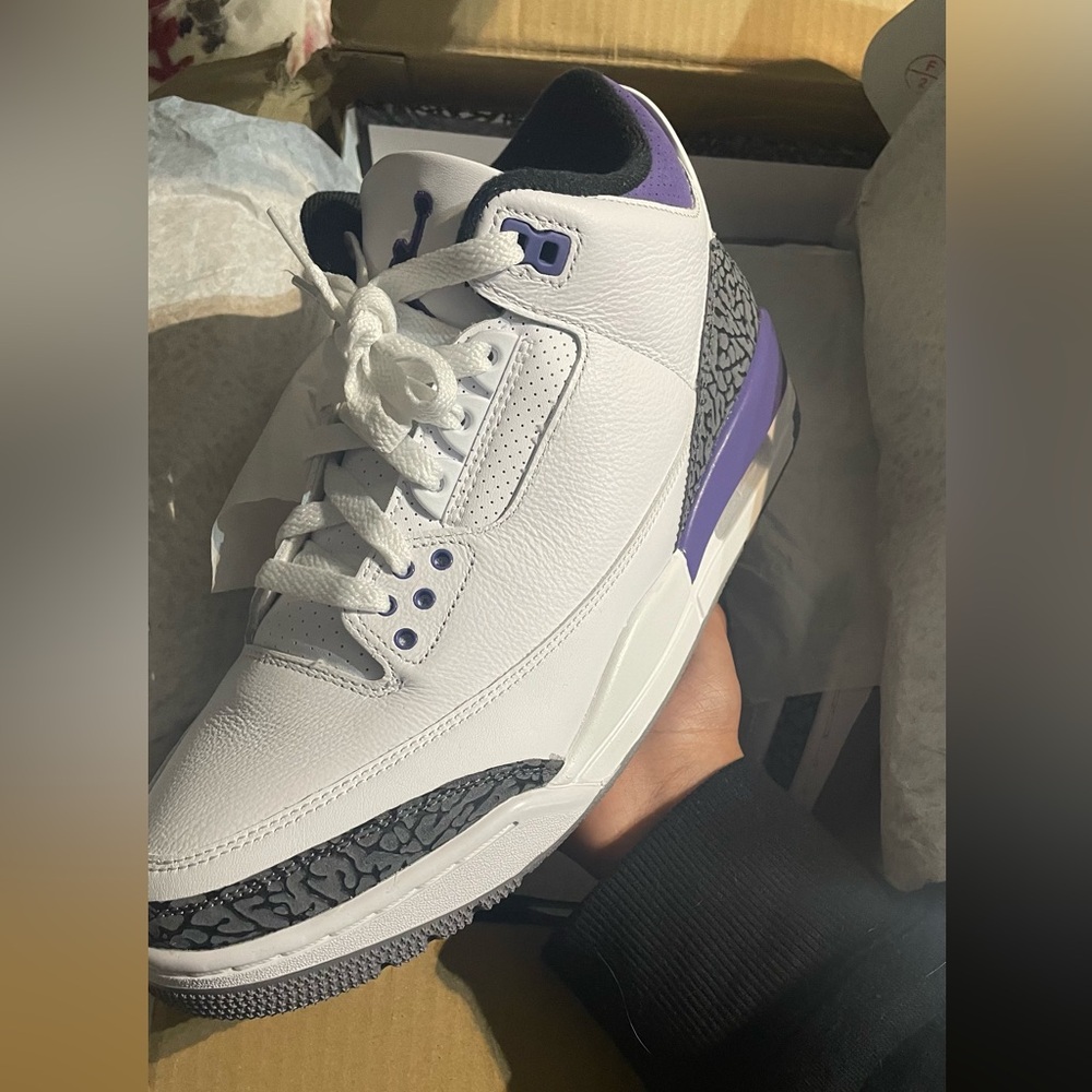Jordan 3 purple iris
